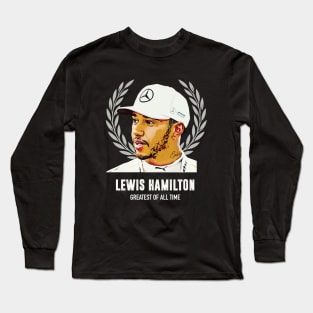 Lewis Hamilton - Greatest of All Time Long Sleeve T-Shirt